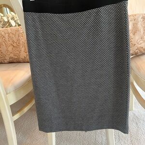 BCBGMaxAzria Black and White Pencil Skirt